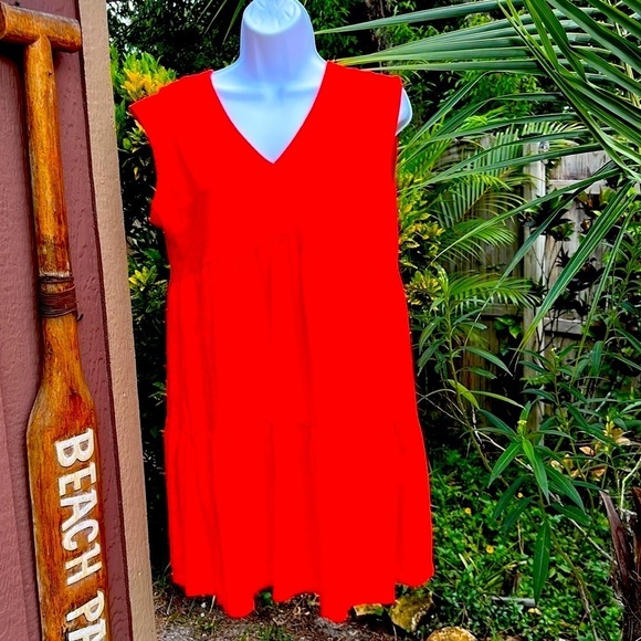 Sanctuary Dresses & Skirts - 17. Social Standard by Sanctuary Lightweight V-neck, Sleeveless T- shirt Dress